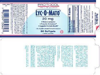Protocol For Life Balance Lyc-O-Mato - supplement