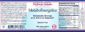 Protocol For Life Balance MetaboEnergetics - supplement