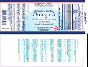 Protocol For Life Balance Molecularly Distilled Omega-3 - 