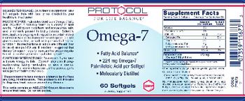 Protocol For Life Balance Omega-7 - supplement