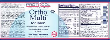 Protocol For Life Balance Ortho Multi For Men - supplement