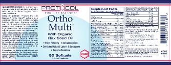 Protocol For Life Balance Ortho Multi - supplement