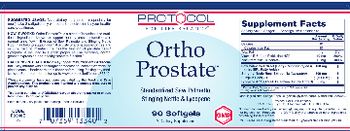 Protocol For Life Balance Ortho Prostate - supplement