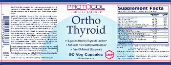 Protocol For Life Balance Ortho Thyroid - supplement