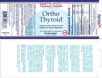 Protocol For Life Balance Ortho Thyroid - supplement