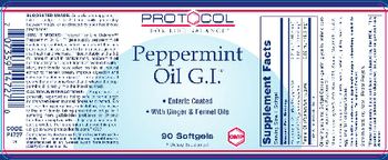 Protocol For Life Balance Peppermint Oil G.I. - supplement