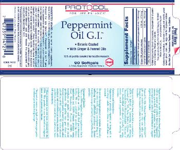 Protocol For Life Balance Peppermint Oil G.I. - supplement
