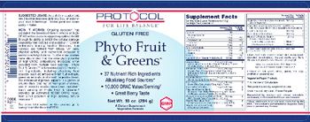 Protocol For Life Balance Phyto Fruit & Greens - supplement