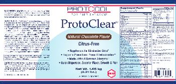 Protocol For Life Balance ProtoClear Natural Chocolate Flavor - supplement