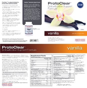 Protocol For Life Balance ProtoClear Vanilla - supplement