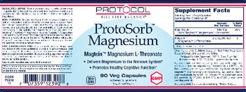 Protocol For Life Balance ProtoSorb Magnesium - supplement