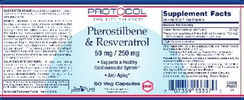 Protocol For Life Balance Pterostilbene & Resveratrol 50 mg / 250 mg - supplement