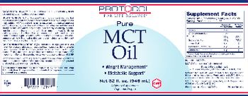 Protocol For Life Balance Pure MCT Oil - supplement