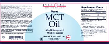 Protocol For Life Balance Pure MCT Oil - supplement