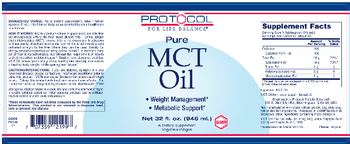Protocol For Life Balance Pure MCT Oil - supplement