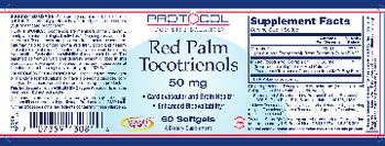 Protocol For Life Balance Red Palm Tocotrienols 50 mg - supplement
