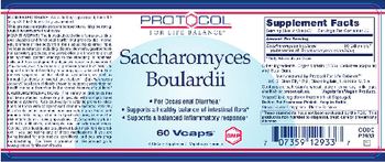 Protocol For Life Balance Saccharomyces Boulardii - supplement