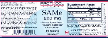 Protocol For Life Balance SAMe 200 mg - supplement