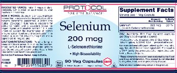 Protocol For Life Balance Selenium 200 mcg - supplement