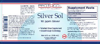 Protocol For Life Balance Silver Sol 10ppm Silver - supplement