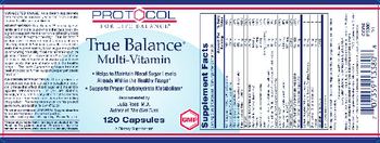 Protocol For Life Balance True Balance Multi-Vitamin - supplement