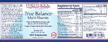 Protocol For Life Balance True Balance Multi-Vitamin - supplement