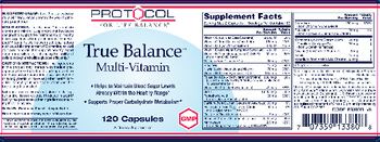Protocol For Life Balance True Balance Multi-Vitamin - supplement