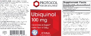 Protocol For Life Balance Ubiquinol 100 mg - supplement