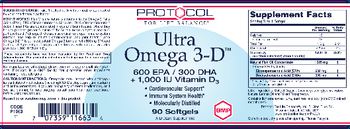 Protocol For Life Balance Ultra Omega 3-D - supplement