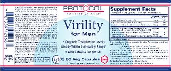 Protocol For Life Balance Virility For Men - supplement