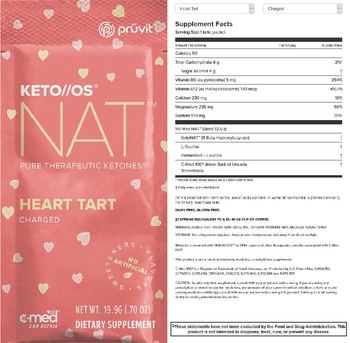 Pruvit KETO//OS NAT Heart Tart Charged - supplement