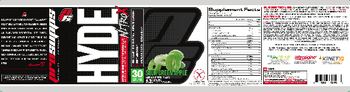 PS ProSupps Hyde NitroX Sour Green Apple - supplement