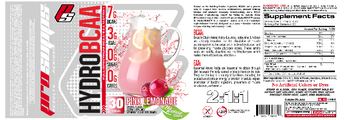 PS ProSupps HydroBCAA Pink Lemonade - supplement