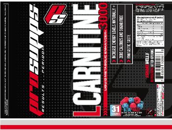 PS ProSupps L-Carnitine 3000 Blue Razz - supplement