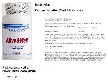 Pure Action Alive & Well - supplement