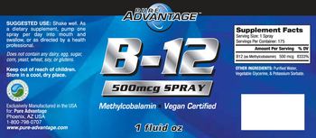 Pure Advantage B-12 - 