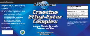 Pure Advantage Creatine Ethyl-Ester Complex - supplement