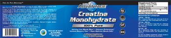 Pure Advantage Creatine Monohydrate - supplement