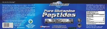 Pure Advantage Pure Glutamine Peptides - supplement