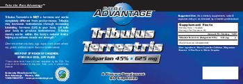 Pure Advantage Tribulus Terrestris 625 mg - supplement