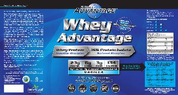 Pure Advantage Whey Advantage Vanilla - supplement