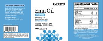Pure Emu Emu Oil - supplement
