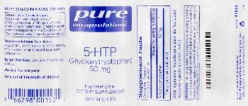 Pure Encapsulations 5-HTP (5-Hydroxytryptophan) 50 mg - supplement