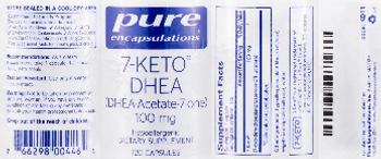 Pure Encapsulations 7-Keto DHEA 100 mg - supplement