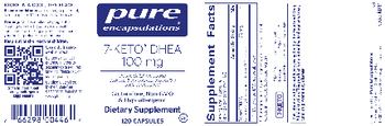 Pure Encapsulations 7-Keto DHEA 100 mg - supplement