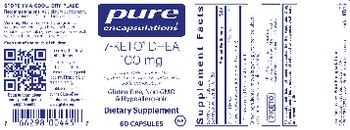 Pure Encapsulations 7-Keto DHEA 100 mg - supplement