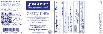 Pure Encapsulations 7-Keto DHEA 100 mg - supplement