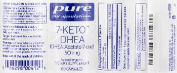 Pure Encapsulations 7-Keto DHEA 50 mg - supplement