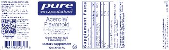 Pure Encapsulations Acerola/Flavonoid - supplement