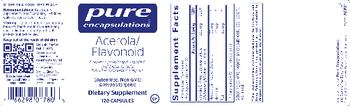 Pure Encapsulations Acerola/Flavonoid - supplement